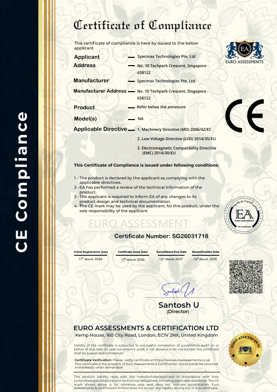 Certification